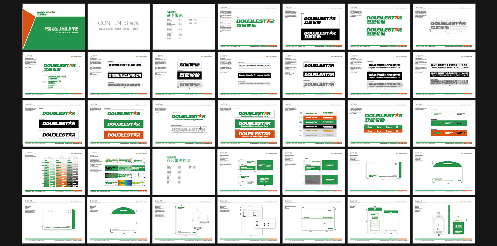 轮胎企业品牌VI设计