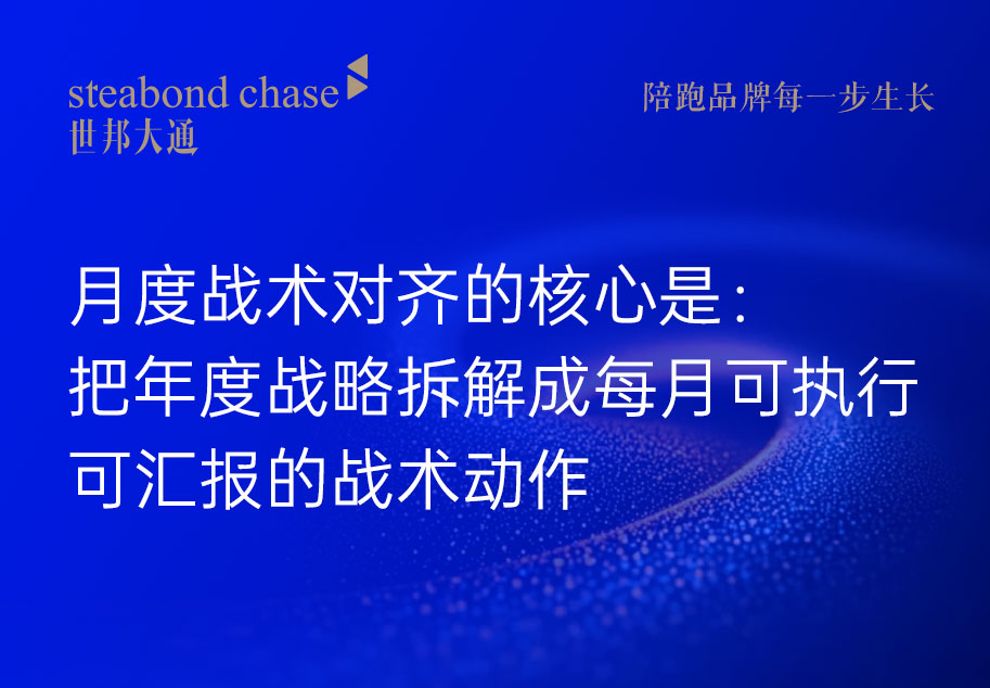 在品牌年度护航管家陪跑世邦大通与企业的对接节奏是:每月第一周周一,月度战略对齐会