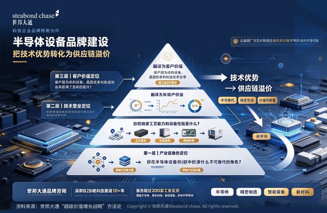 世邦大通科技品牌增长引擎半导体品牌定位方法论强调三个层次