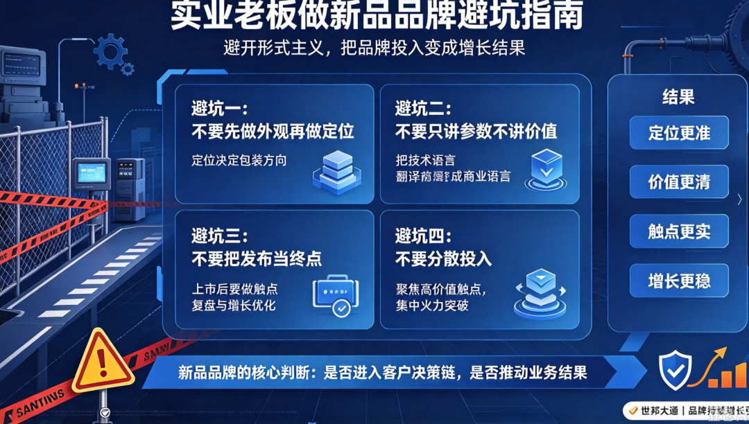 上海世邦大通2B品牌全案策划策划新品上市避坑指南