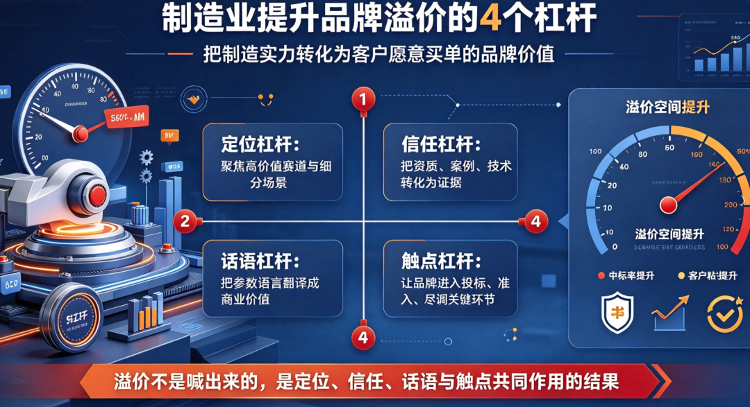 世邦大通分离制造业提升品牌溢价的4个杠杆